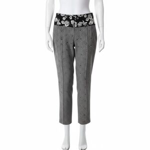 RARE Lululemon Departure Pants Plush Petal Floral Black/White Size 4